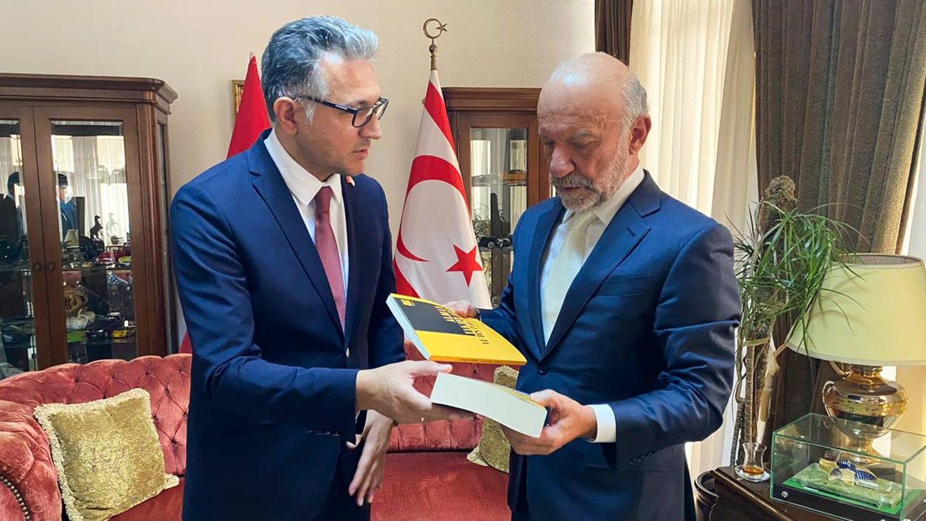 Rektör Aksoy’dan KKTC YÖDAK Başkanı Avcı ve Yakın Doğu Üniversitesi Kurucu Rektörü Günsel’e ziyaret